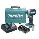 Makita 18V COMPACT BRUSHLESS Impact Driver Kit - Includes 2 x 5.0Ah Batteries, Rapid Charger & Carry Case - Toolup Australia