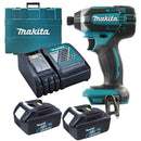 Makita 18V Impact Driver Kit - Includes 2 x 3.0Ah Batteries, Rapid Charger & Carry Case - Toolup Australia