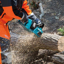 Makita 18Vx2 400mm BRUSHLESS Chainsaw with captive nuts Kit  - Includes 2 x 5.0Ah Batteries & Dual Port Rapid Charger - Toolup Australia