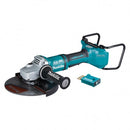 Makita 18Vx2 BRUSHLESS AWS 230mm Angle Grinder, Paddle Switch, Kick Back Detection, Electric Brake, Anti-Vib Handle & Carry Case - Tool Only - Toolup Australia