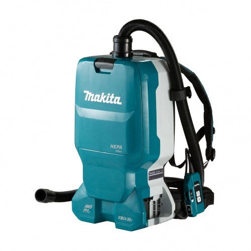 Makita 18Vx2 BRUSHLESS AWS 6 Litre Backpack Vacuum - Tool Only - Toolup Australia
