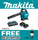Makita 18Vx2 BRUSHLESS Blower/Vacuum Kit â€“ Includes 2 x 5.0Ah Batteries & Dual Port Rapid Charger - Toolup Australia