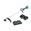 Makita 18Vx2 BRUSHLESS Loop Handle Line Trimmer Kit - Includes 2 x 6.0Ah Batteries & Dual Port Rapid Charger - Toolup Australia