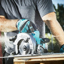 Makita 40V Max BRUSHLESS AWS* 185mm (7-1/4") Circular Saw, Guide Rail Compatible Saw Base - Tool Only
*AWS Receiver sold separately (198901-5) - Toolup Australia