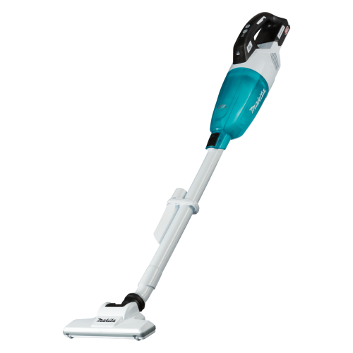 Makita 40V Max BRUSHLESS Stick Vacuum, Push Button Switch, HEPA Filter, White Housing - Tool Only - Toolup Australia