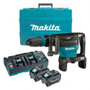 Makita 80V Max (40Vx2) BRUSHLESS SDS Max Demolition Hammer Kit - Includes 2 x 5.0Ah Battery, Dual Port Rapid Charger & Plastic Case - Toolup Australia