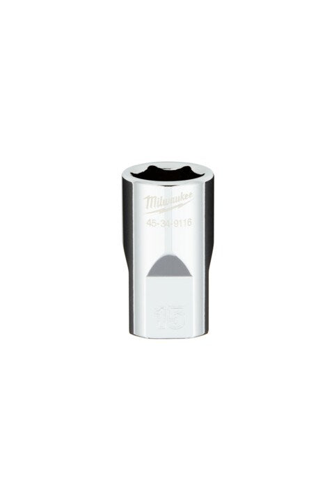 Milwaukee 1/2" Drive Socket  Metric Standard 15mm - Toolup Australia