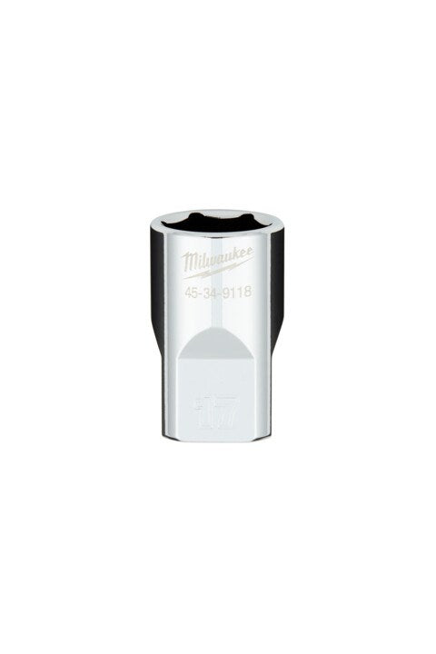 Milwaukee 1/2" Drive Socket  Metric Standard 17mm - Toolup Australia