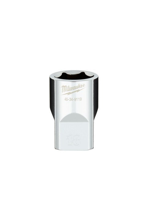 Milwaukee 1/2" Drive Socket  Metric Standard 18mm - Toolup Australia
