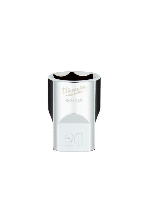 Milwaukee 1/2" Drive Socket  Metric Standard 20mm - Toolup Australia