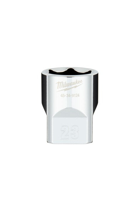 Milwaukee 1/2" Drive Socket  Metric Standard 23mm - Toolup Australia