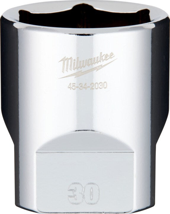 Milwaukee 1/2" Drive Socket  Metric Standard 30mm - Toolup Australia