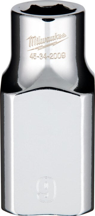 Milwaukee 1/2" Drive Socket  Metric Standard 9mm - Toolup Australia