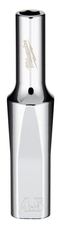 Milwaukee 1/4" Drive Socket Metric Deep 4.5mm - Toolup Australia
