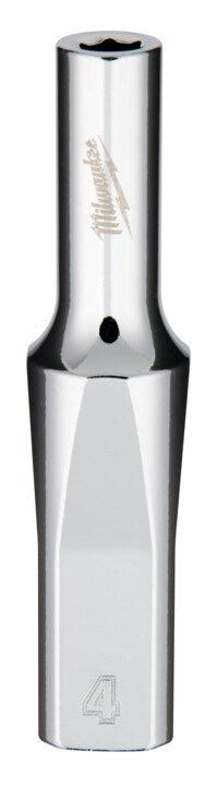 Milwaukee 1/4" Drive Socket Metric Deep 4mm - Toolup Australia