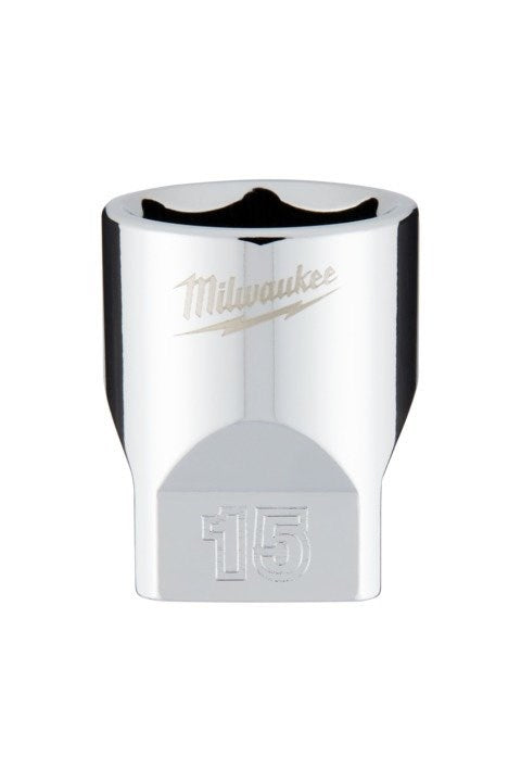 Milwaukee 1/4" Drive Socket Metric Standard 15mm - Toolup Australia