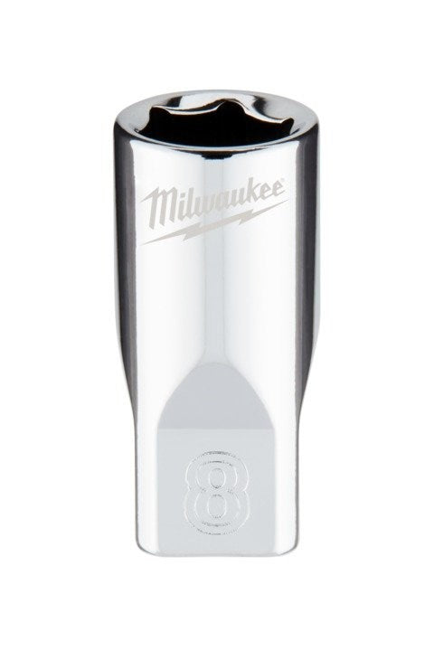 Milwaukee 1/4" Drive Socket Metric Standard 8mm - Toolup Australia