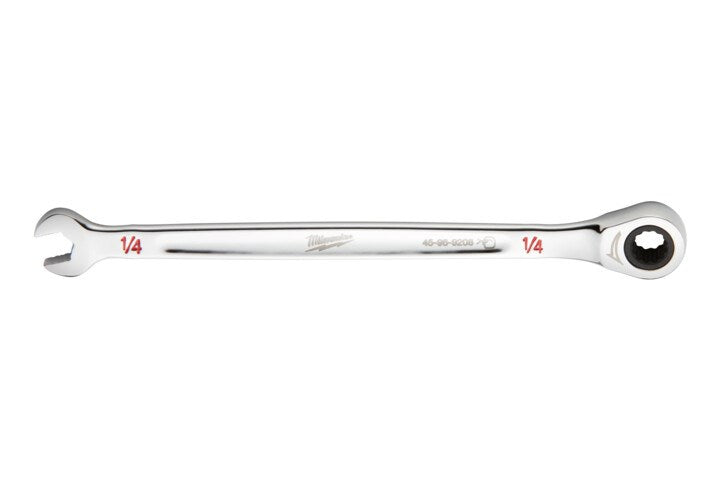 Milwaukee 1/4 SAE Ratcheting Combo Wrench - Toolup Australia