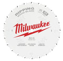 Milwaukee 10" 254mm 24T RIPPING Blade - Toolup Australia