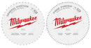 Milwaukee 12" 305mm 44T + 80T Two Pack Blade - Toolup Australia