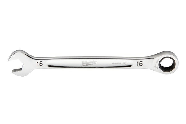 Milwaukee 15mm Ratcheting Combo Wrench - Toolup Australia