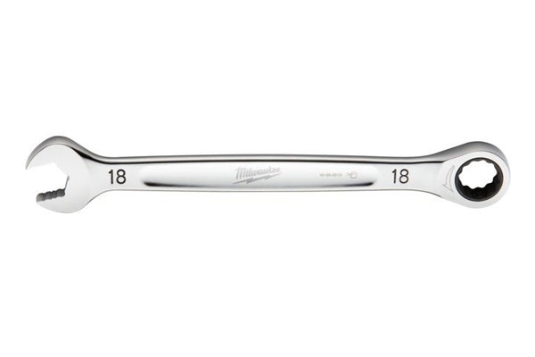 Milwaukee 18mm Ratcheting Combo Wrench - Toolup Australia