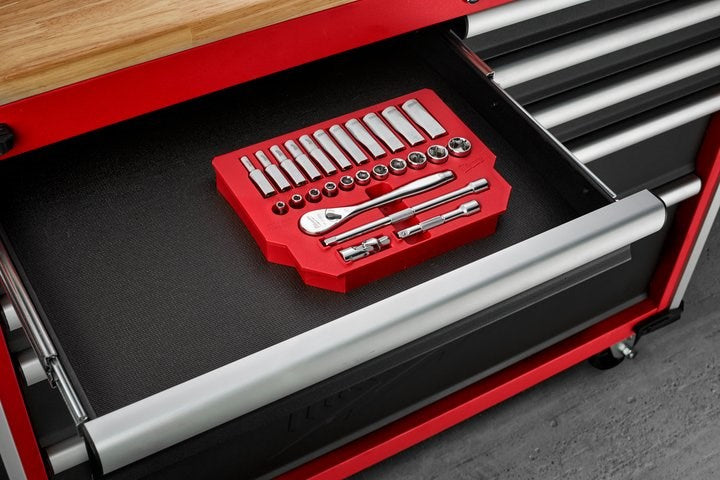 Milwaukee 3/8? Drive 32pc Ratchet & Socket Set  Metric - Toolup Australia