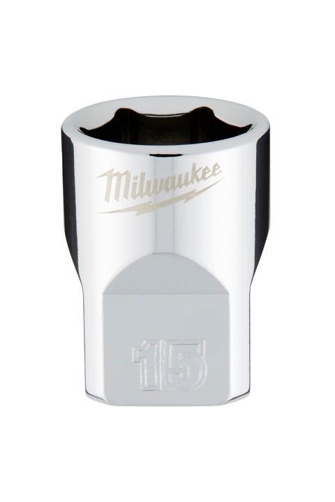 Milwaukee 3/8" Drive Socket Metric Standard 15mm - Toolup Australia