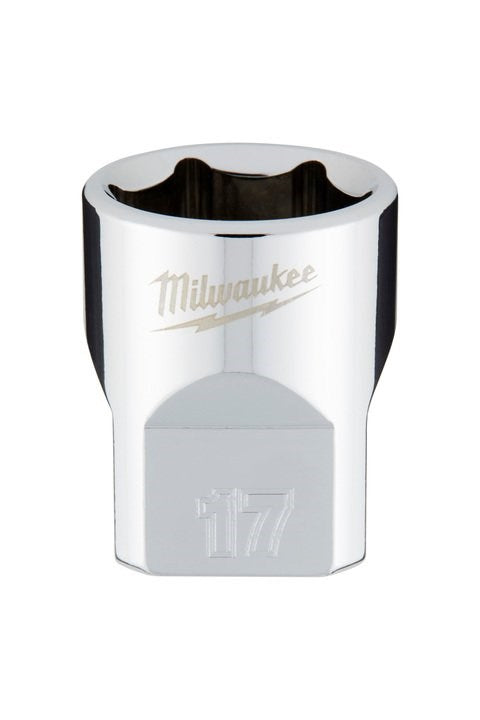 Milwaukee 3/8" Drive Socket Metric Standard 17mm - Toolup Australia
