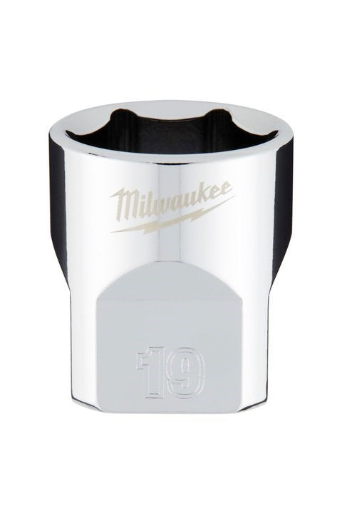 Milwaukee 3/8" Drive Socket Metric Standard 19mm - Toolup Australia