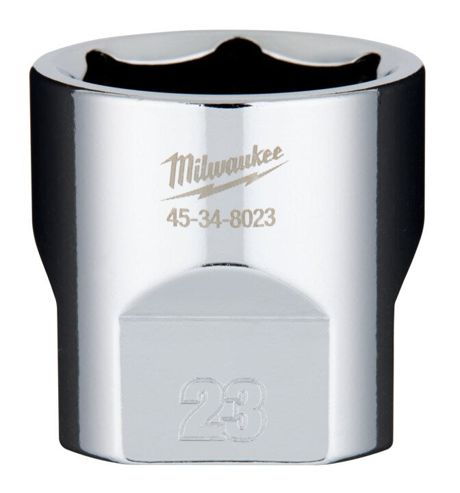 Milwaukee 3/8" Drive Socket Metric Standard 23mm - Toolup Australia
