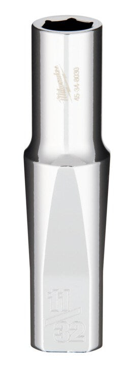 Milwaukee 3/8" Drive Socket SAE Deep 11/32" - Toolup Australia