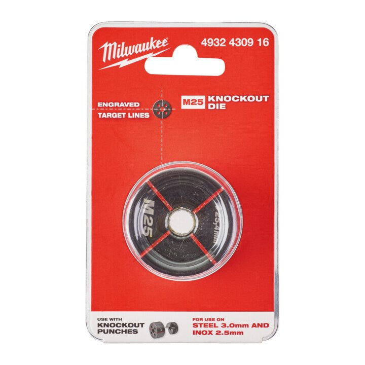 Milwaukee EXACT M25 Knockout Die - Toolup Australia