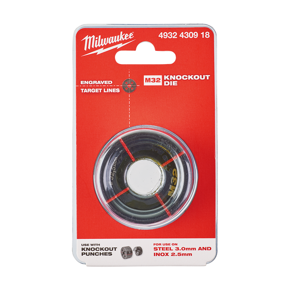 Milwaukee EXACT M32 Knockout Die - Toolup Australia