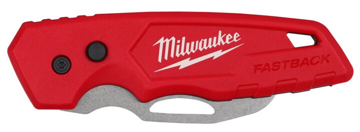 Milwaukee FASTBACK? Blunt tip Hawkbill Knife - Toolup Australia