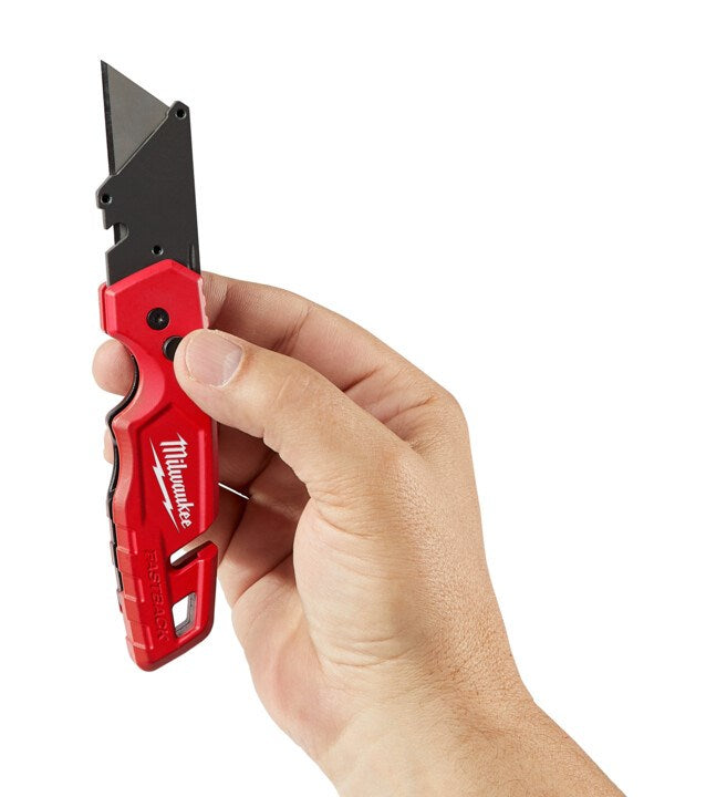 Milwaukee FASTBACK™ Folding Utility Knife with Storage - Toolup Australia