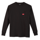 Milwaukee Heavy Duty Pocket Tee Long Sleeve Black - L - Toolup Australia