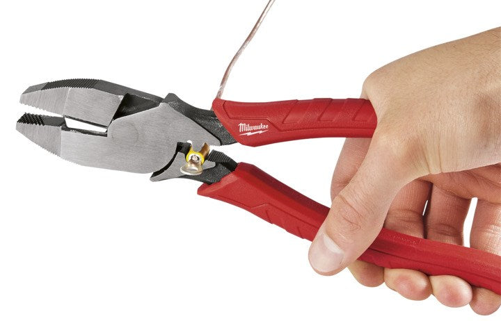 Milwaukee Linemans Pliers w Crimper 230mm (9") - Toolup Australia