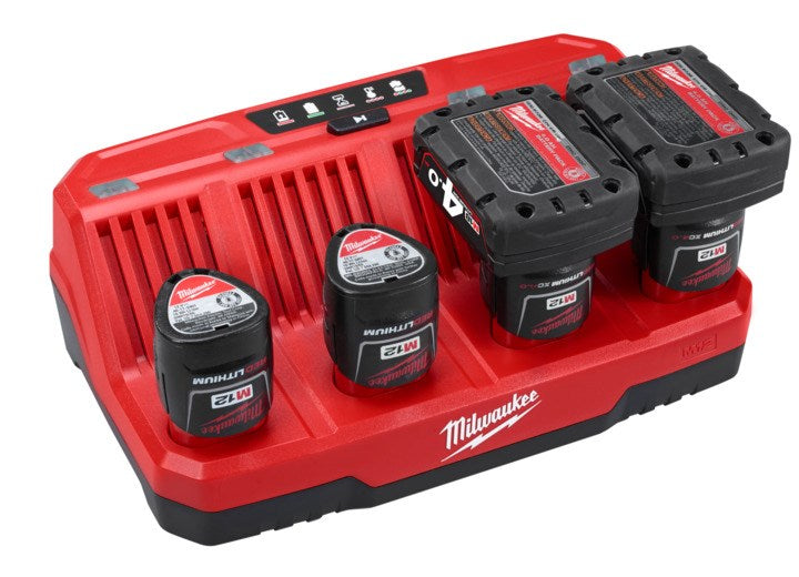 Milwaukee M12 Four Bay Sequential Charger - Toolup Australia