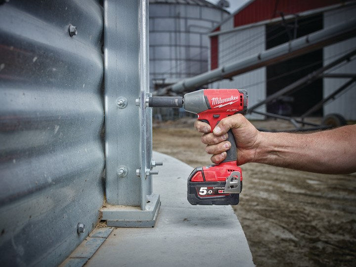 Milwaukee M12 FUEL 1/2" Stubby Impact Wrench w/ Pin Detent (Tool Only) - Toolup Australia