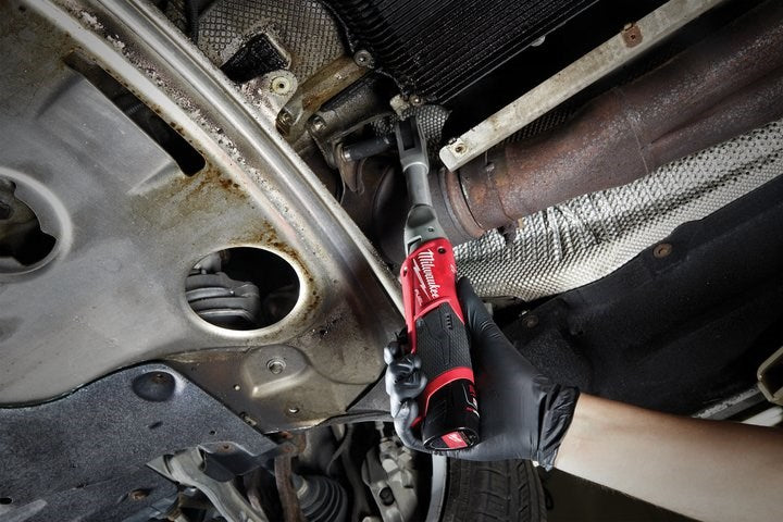 Milwaukee M12 FUEL 3/8" Extended Reach Impact Ratchet (Tool Only) - Toolup Australia