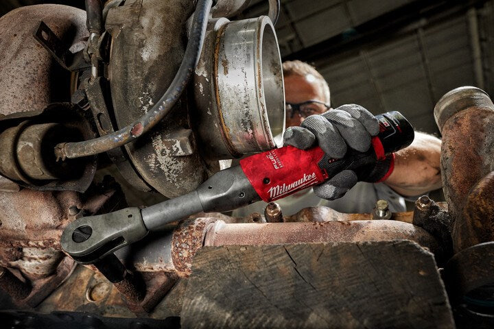 Milwaukee M12 FUEL 3/8" Extended Reach Impact Ratchet (Tool Only) - Toolup Australia