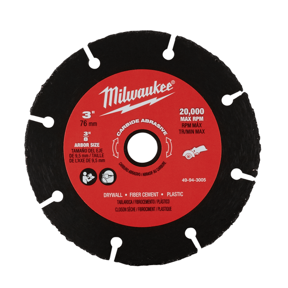 Milwaukee M12 FUEL 3" Compact Cut Off Tool Carbide Multi-Material Blade - Toolup Australia