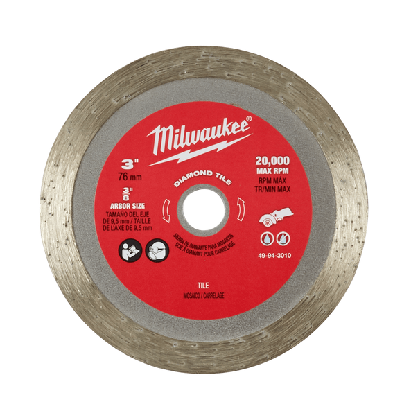 Milwaukee M12 FUEL 3" Compact Cut Off Tool Diamond Tile Blade - Toolup Australia