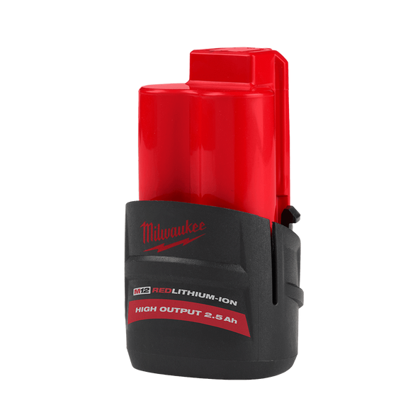 Milwaukee M12 REDLITHIUM-ION HIGH OUTPUT 2.5Ah Compact Battery - Toolup Australia