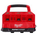 Milwaukee M18 6 Bay PACKOUT Rapid Charger (Tool Only) - Toolup Australia