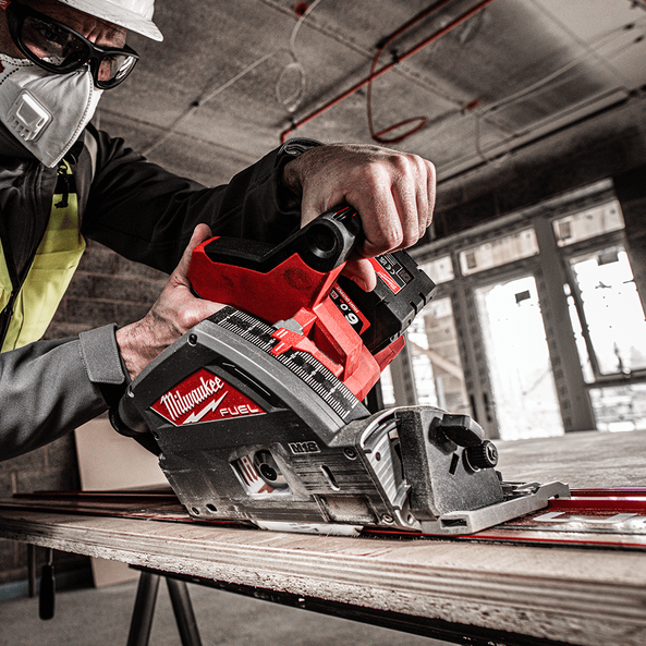 Milwaukee M18 FUEL 165mm Track Saw (Tool Only)  M18FPS55-0P - Toolup Australia