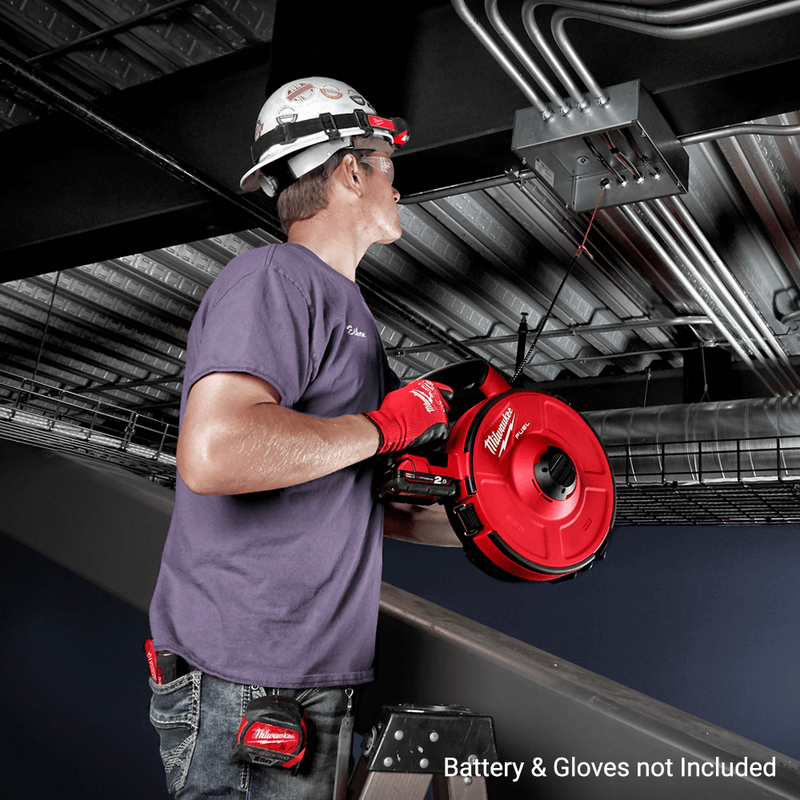 Milwaukee M18 FUEL Powered Fish Tape with 30 m Non-Conductive Cartridge (Tool Only) - Toolup Australia