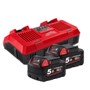 Milwaukee M18 REDLITHIUM-ION Dual Bay 5.0Ah Starter Pack - Toolup Australia