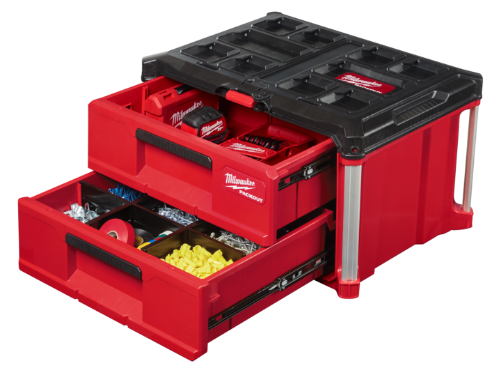 Milwaukee PACKOUT 2-Drawer Tool Box - Toolup Australia